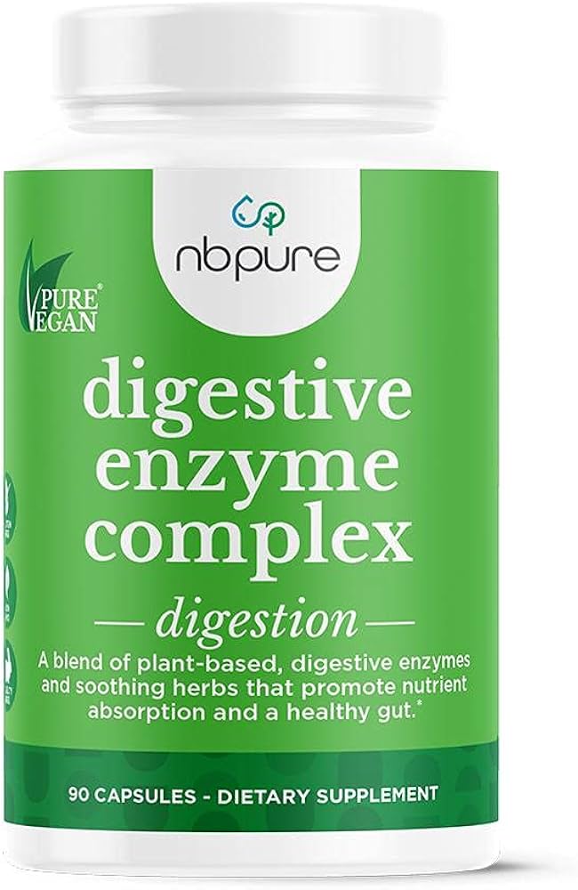Amazon.com: Nbpure Vegan Digestive Enzyme Complex – Daily Bloating